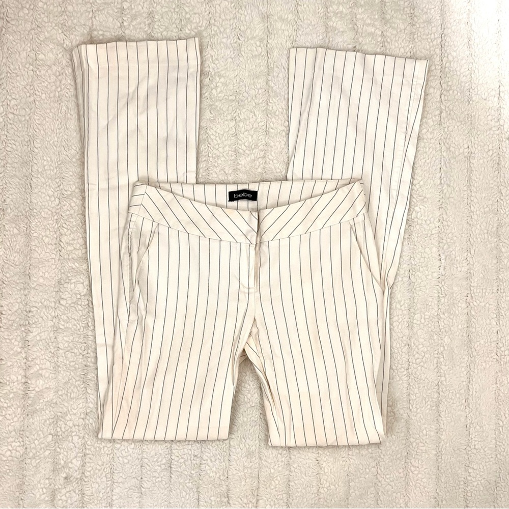 Y2k Bebe pin stripe pants 🤍